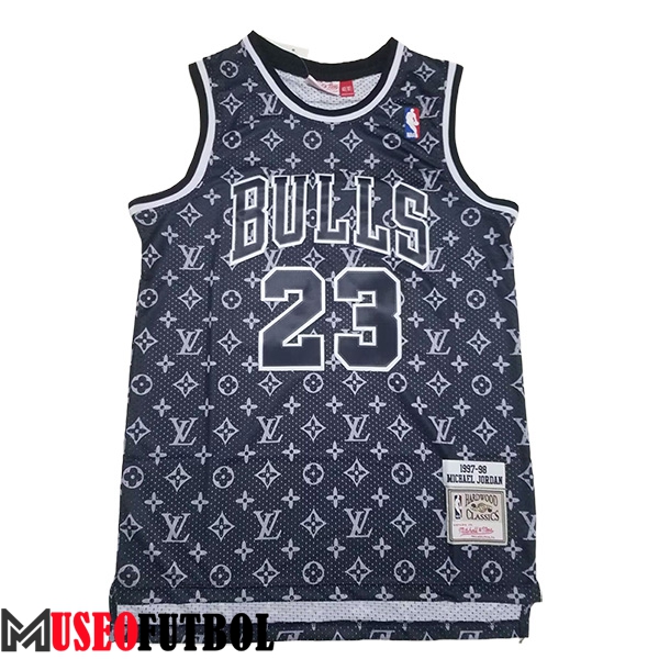 Camisetas De Futbol Chicago Bulls (JORDAN #23) 2024/25 Negro/Gris