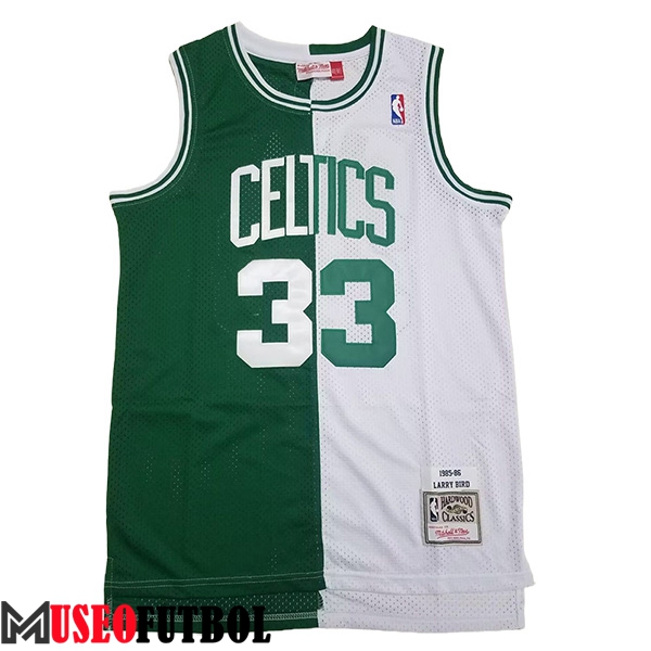 Camisetas De Futbol Boston Celtics (BIRD #33) 2024/25 Blanco/Verde