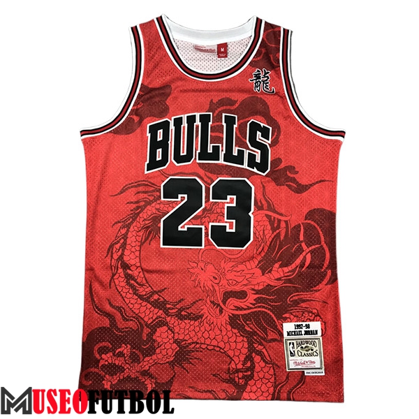 Camisetas De Futbol Chicago Bulls (JORDAN #23) 2024/25 Rojo/Negro