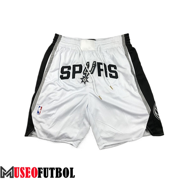 Cortos NBA San Antonio Spurs 2024/25 Blanco/Negro