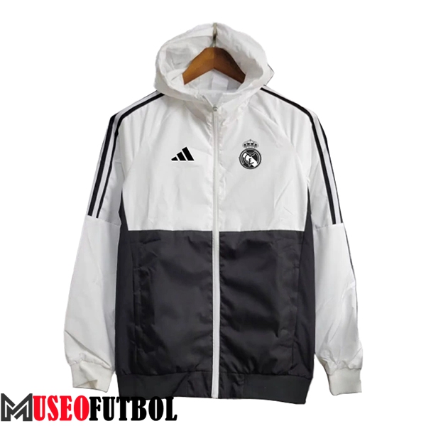 Rompevientos Real Madrid Blanco/Negro 2024/2025