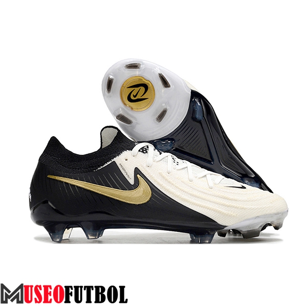 Nike Botas De Fútbol Phantom Luna Elite NU FG Negro/Blanco/Amarillo -04