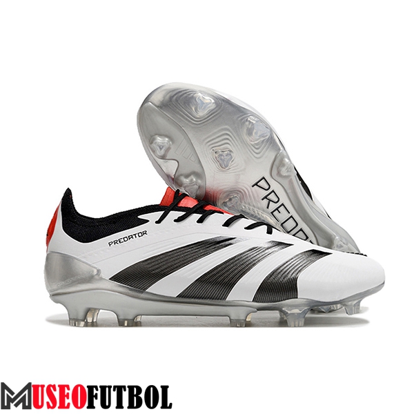 Adidas Botas De Fútbol Predator Elite FG Blanco/Negro