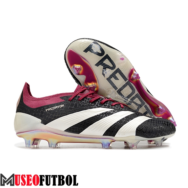 Adidas Botas De Fútbol Predator Elite FG Blanco/Negro/Violeta