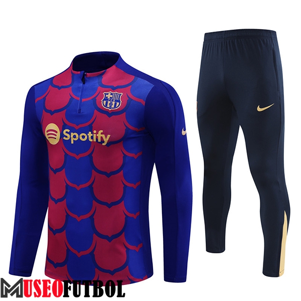 Chandal Equipos De Futbol FC Barcelona Rojo/Azul 2024/2025 -02