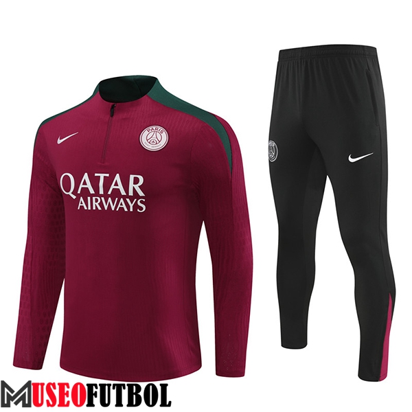 Chandal Equipos De Futbol PSG Rojo/Verde/Negro 2024/2025