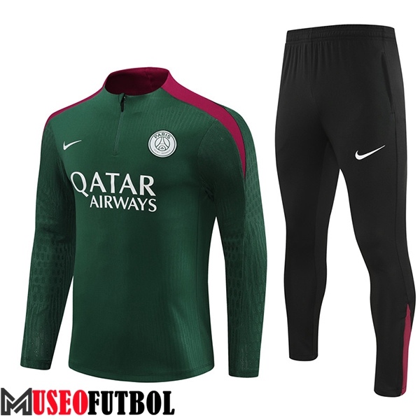 Chandal Equipos De Futbol PSG Verde/Rojo/Negro 2024/2025