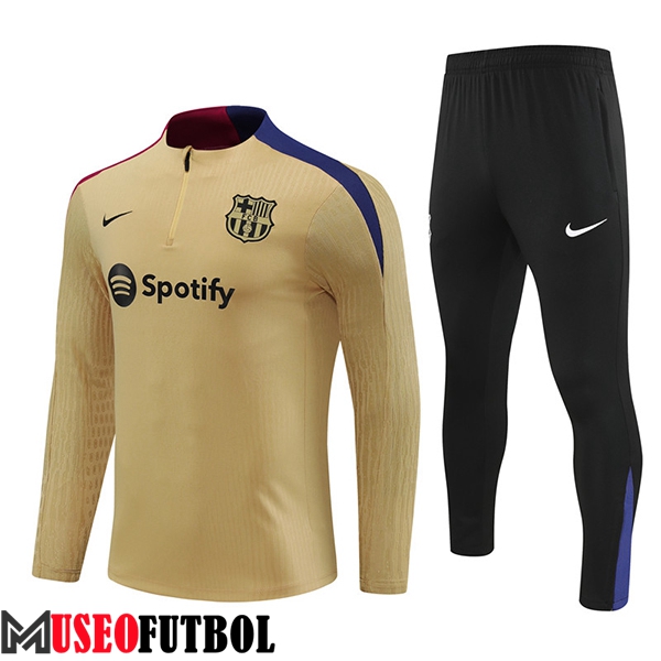 Chandal Equipos De Futbol FC Barcelona Amarillo/Negro 2024/2025