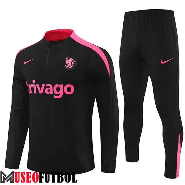 Chandal Equipos De Futbol FC Chelsea Negro/Rosa 2024/2025