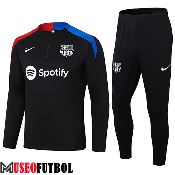 Chandal Equipos De Futbol FC Barcelona Negro/Azul/Rojo 2024/2025