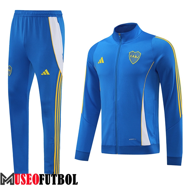 Chandal Equipos De Futbol Chaquetas Adidas Azul/Blanco/Amarillo 2024/2025