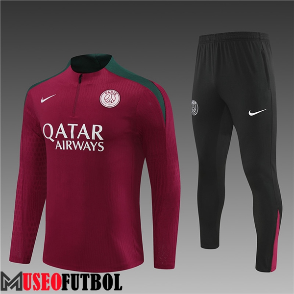 Chandal Equipos De Futbol PSG Ninos Rojo/Verde/Negro 2024/2025