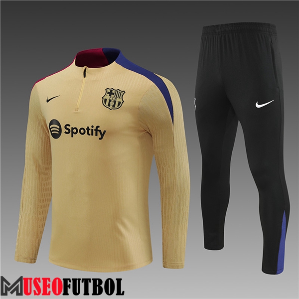 Chandal Equipos De Futbol FC Barcelona Ninos Amarillo/Negro 2024/2025