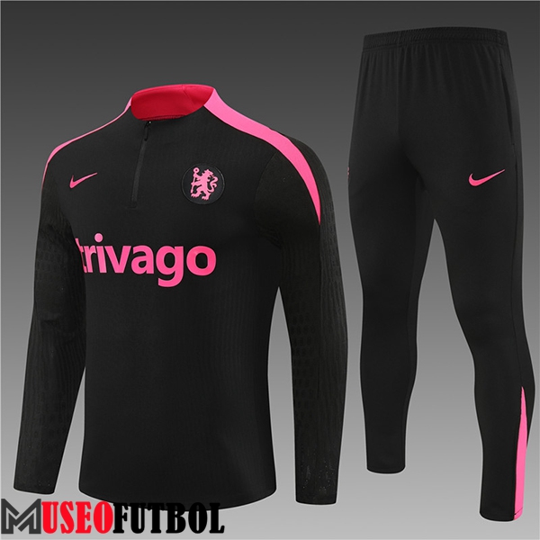 Chandal Equipos De Futbol FC Chelsea Ninos Negro/Rosa 2024/2025