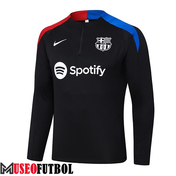 Sudadera De Entrenamiento FC Barcelona Negro/Azul/Rojo 2024/2025