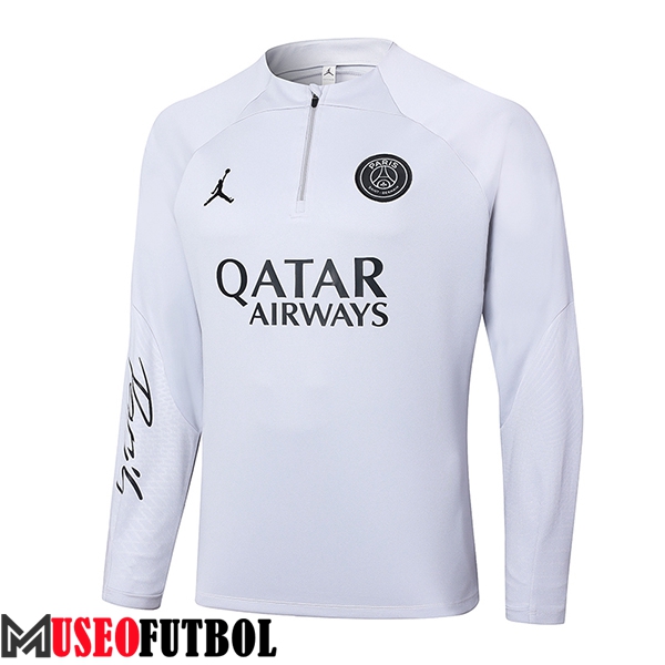 Sudadera De Entrenamiento PSG Gris Claro 2024/2025