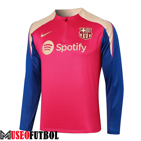 Sudadera De Entrenamiento FC Barcelona Rojo/Azul/Amarillo 2024/2025 -02