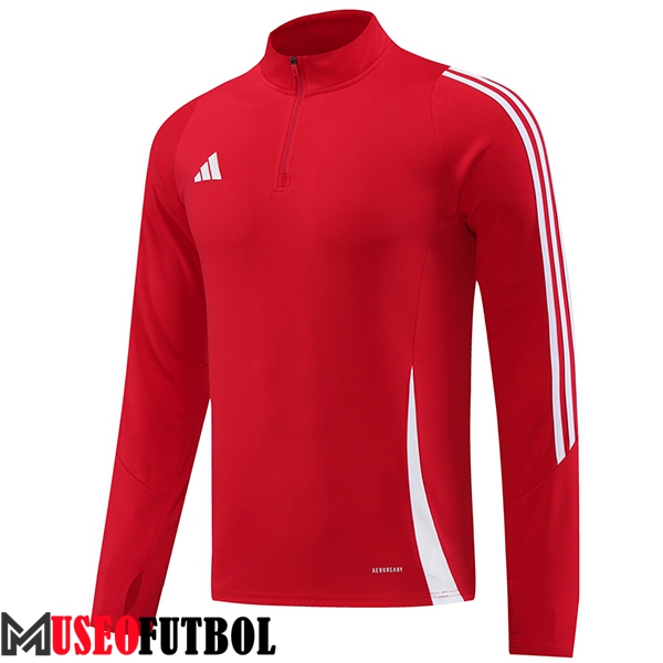 Sudadera De Entrenamiento Adidas Rojo/Blanco 2024/2025