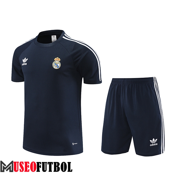 Camiseta Entrenamiento + Cortos Real Madrid Negro 2024/2025