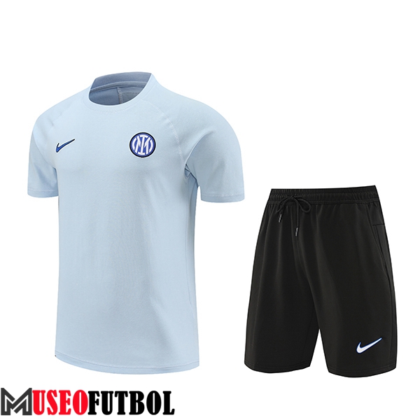 Camiseta Entrenamiento + Cortos Inter Milan Azul 2024/2025