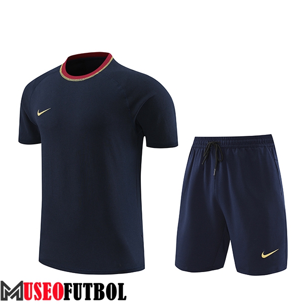 Camiseta Entrenamiento + Cortos Nike Azul Oscuro 2024/2025