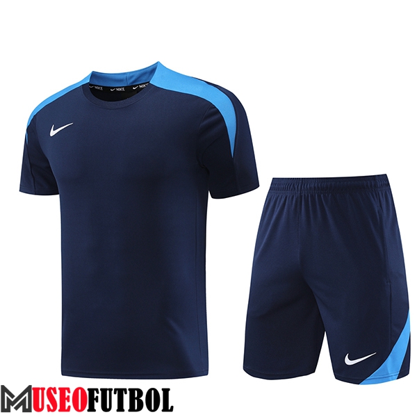 Camiseta Entrenamiento + Cortos Nike Azul marino 2024/2025