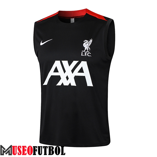 Chalecos De Futbol FC Liverpool Negro/Rojo 2024/2025