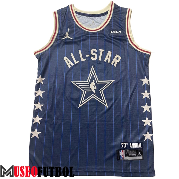 Camisetas De Futbol American All-Star (LILLARD #0) 2024/25 Azul/Blanco -02