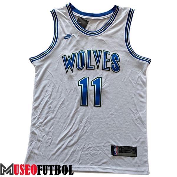 Camisetas De Futbol Minnesota Timberwolves (REID #11) 2024/25 Blanco/Azul