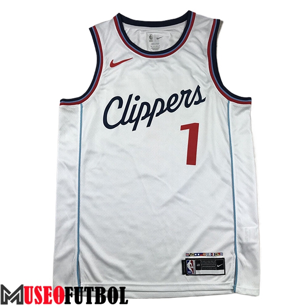 Camisetas De Futbol Los Angeles Clippers (HARDEN #1) 2024/25 Blanco