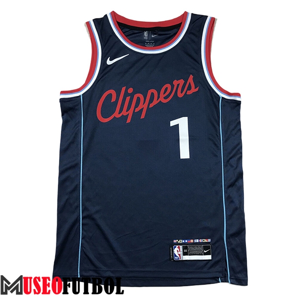 Camisetas De Futbol Los Angeles Clippers (HARDEN #1) 2024/25 Azul Oscuro