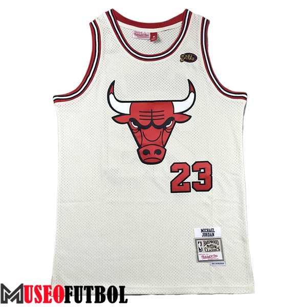 Camisetas De Futbol Chicago Bulls (JORDAN #23) 2024/25 Blanco/Rojo