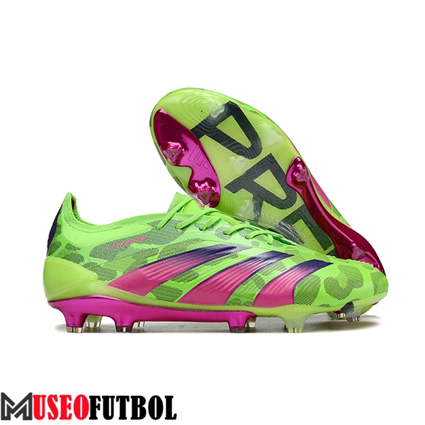 Adidas Botas De Fútbol Predator Elite FG Verde/Violeta/Gris