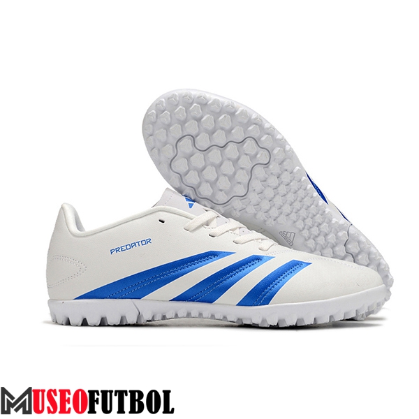 Adidas Botas De Fútbol Predator Club TF Blanco/Azul -02