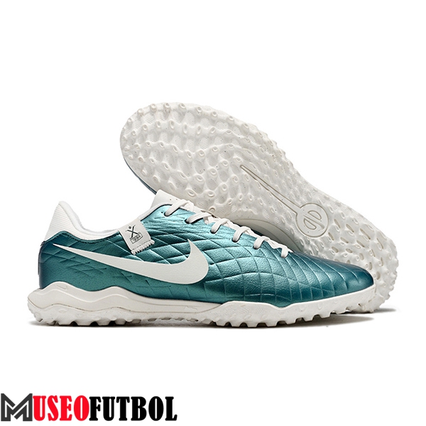 Nike Botas De Fútbol Tiempo Legend X Academy TF Blanco/Verde