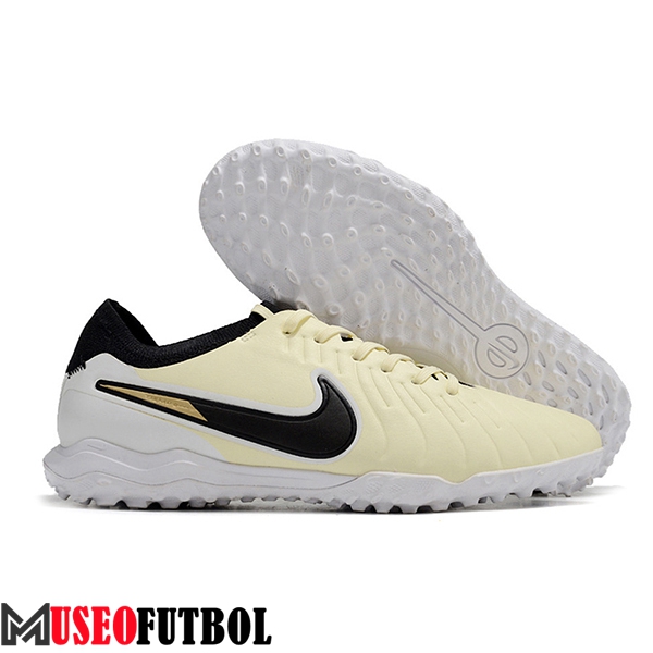 Nike Botas De Fútbol Tiempo Legend X PRO TF Amarillo/Negro -02