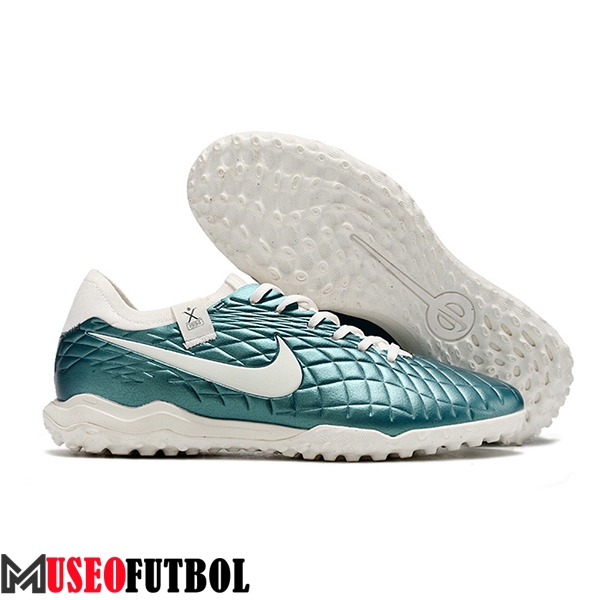 Nike Botas De Fútbol Tiempo Legend X PRO TF Blanco/Verde