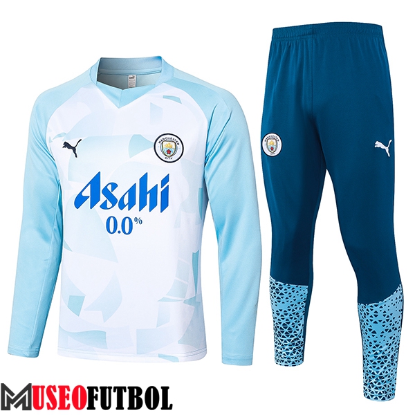 Chandal Equipos De Futbol Manchester City Blanco/Azul 2024/2025