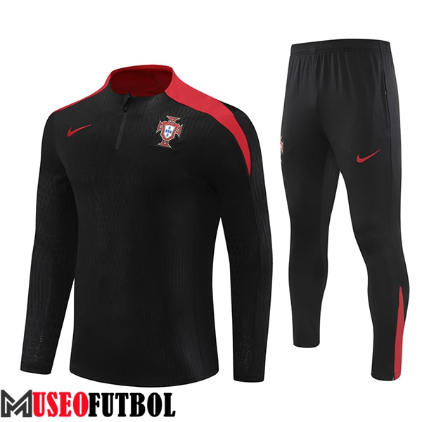 Chandal Equipos De Futbol Portugal Negro/Rojo 2024/2025