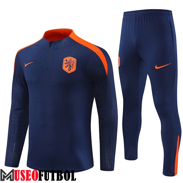 Chandal Equipos De Futbol Países Bajos Azul/Naranja 2024/2025