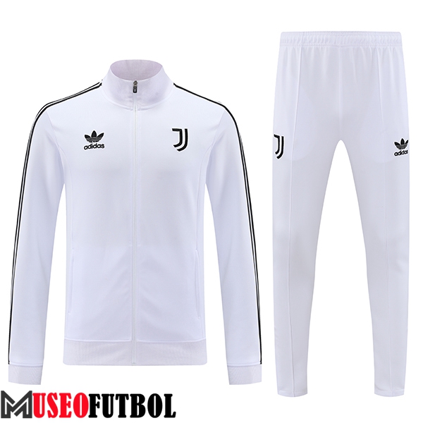 Chandal Equipos De Futbol Chaquetas Futbol juventus Blanco/Negro 2024/2025