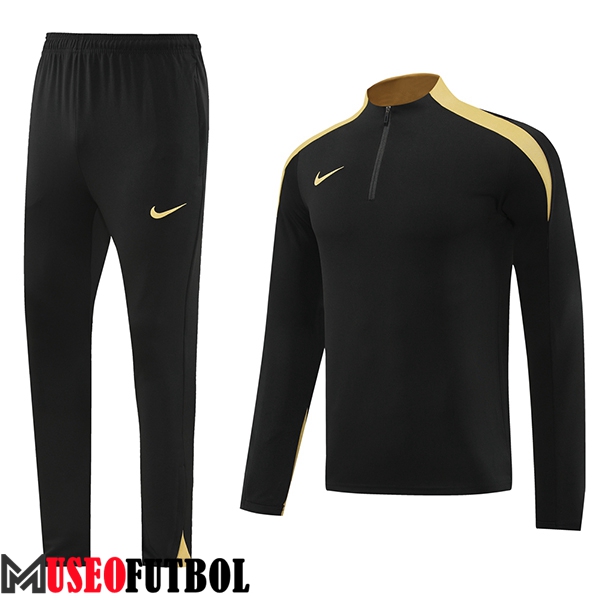 Chandal Equipos De Futbol Nike Negro/Amarillo 2024/2025 -02