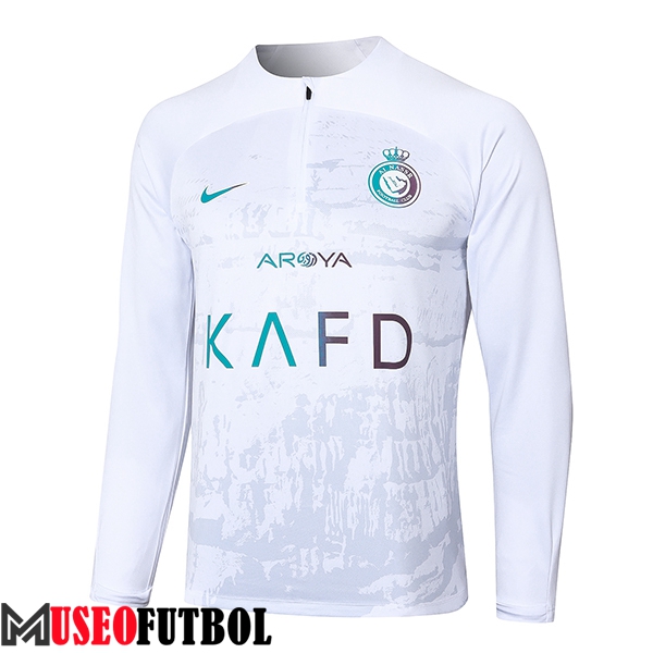 Sudadera De Entrenamiento Al-Nassr FC Blanco/Gris 2024/2025