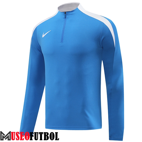 Sudadera De Entrenamiento Nike Azul/Blanco 2024/2025 -03