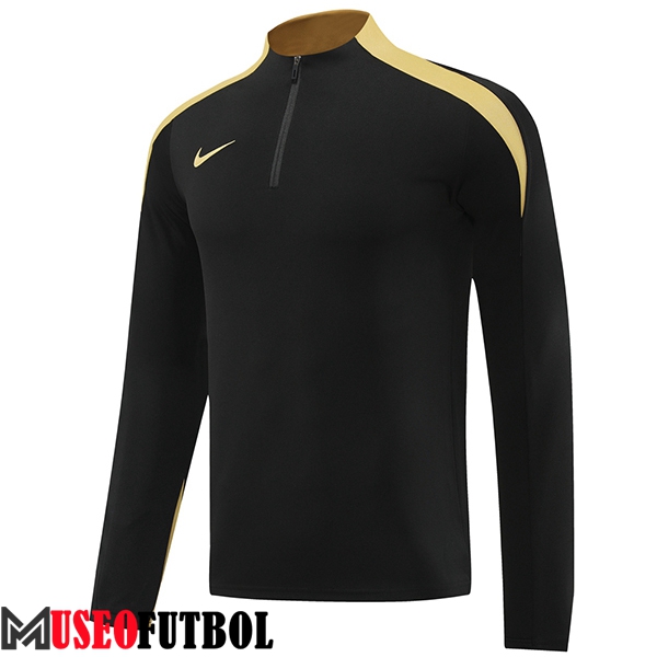 Sudadera De Entrenamiento Nike Negro/Amarillo 2024/2025 -02