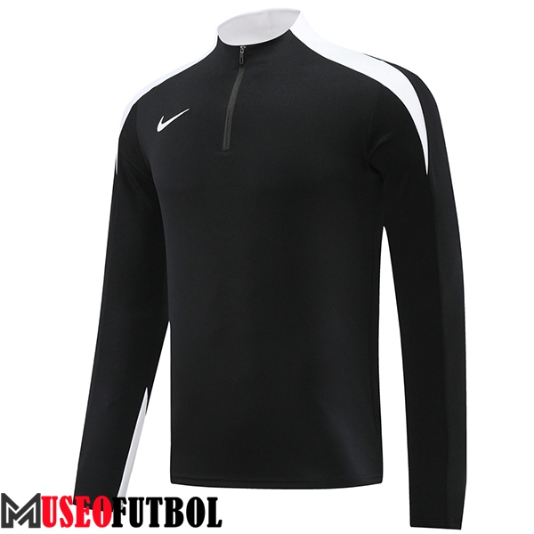 Sudadera De Entrenamiento Nike Negro/Blanco 2024/2025 -02