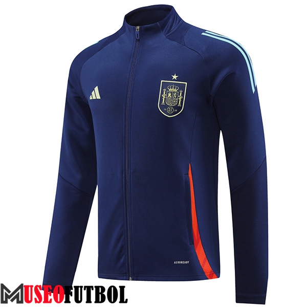 Chaquetas Futbol España Azul Oscuro 2024/2025