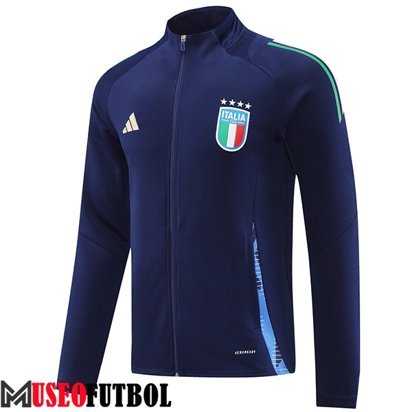 Chaquetas Futbol Italia Azul Oscuro 2024/2025