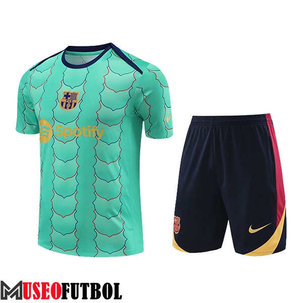 Camiseta Entrenamiento FC Barcelona Verde 2024/2025