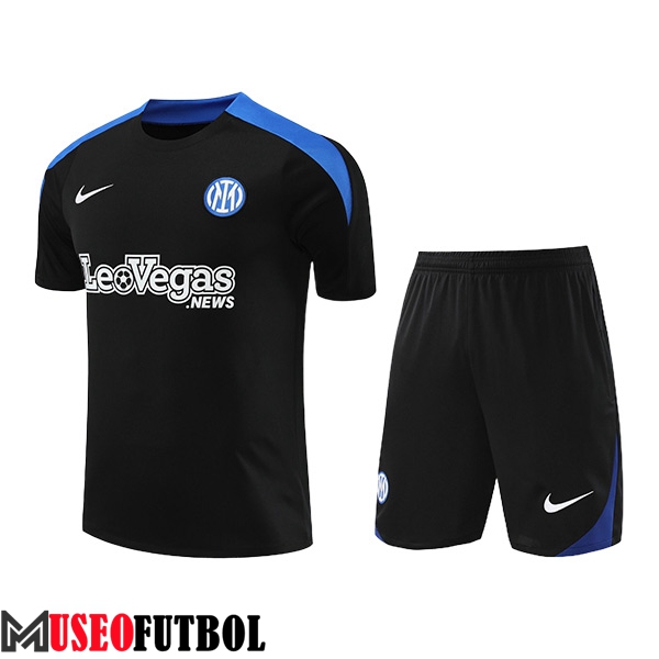 Camiseta Entrenamiento Inter Milan Negro/Azul 2024/2025